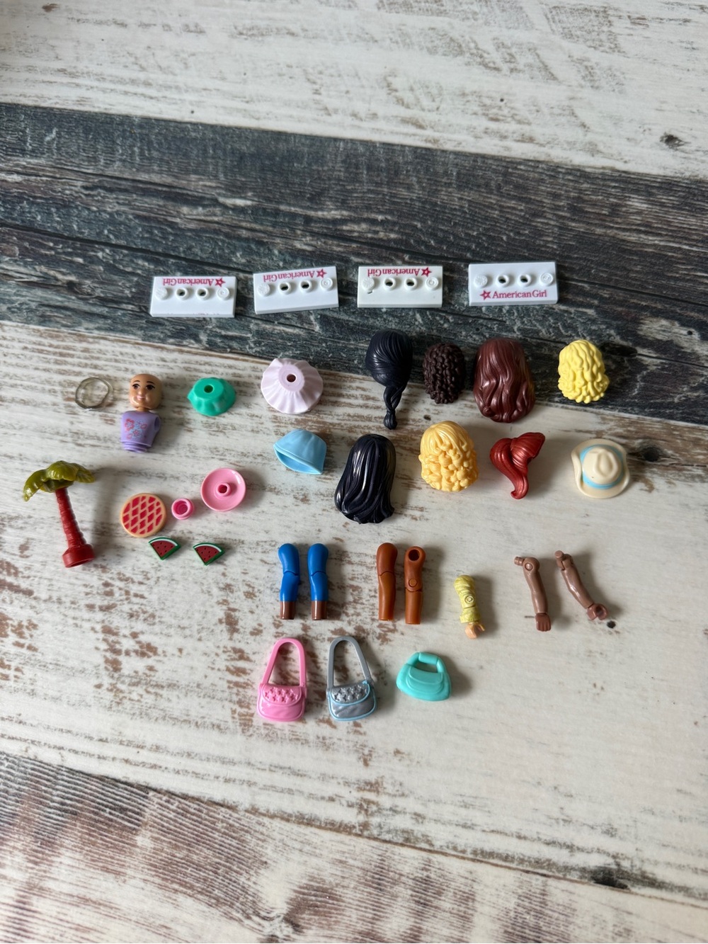 MegaBloks AMERICAN GIRL Doll Various FIGURES & Brick - PARTS Lot COMPLETERS Only